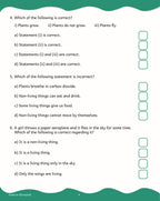 Scholars Insights Science Olympiad Grade 1| Science Practical Questions in MCQ format, QMR Sheet, Self Evaluation Sheet, Test Paper|Ages 6-7 Years - Distacart