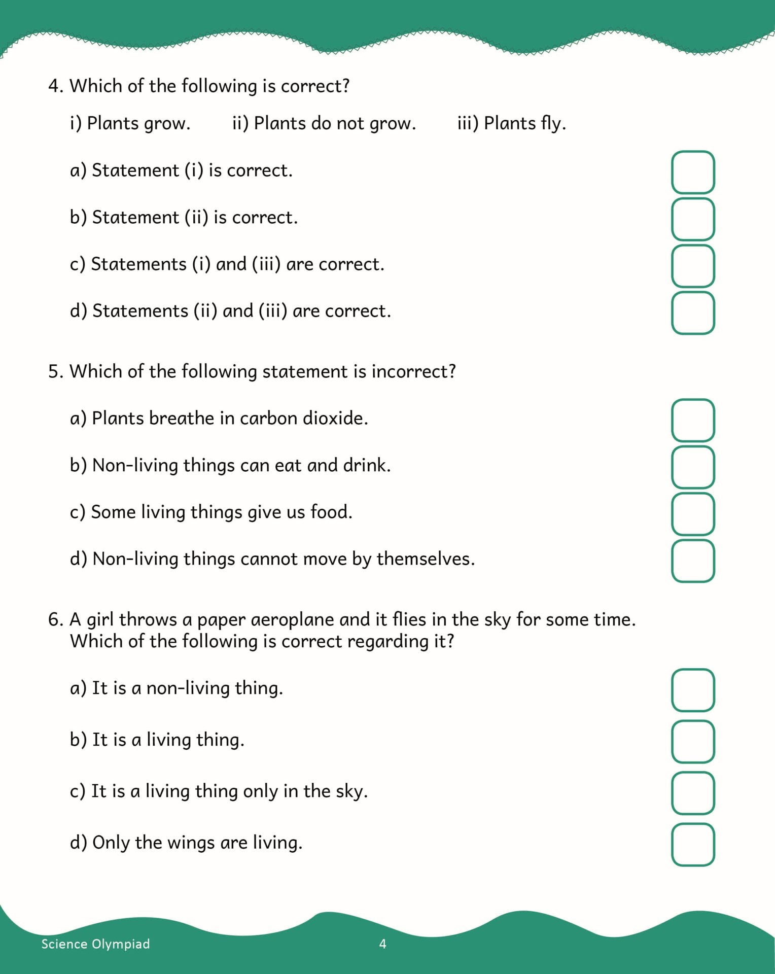 Scholars Insights Science Olympiad Grade 1| Science Practical Questions in MCQ format, QMR Sheet, Self Evaluation Sheet, Test Paper|Ages 6-7 Years - Distacart