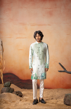 Oceanic Serenity Cotton Kurta by Hilo Design