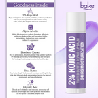 Bake 2% Kojic Acid Tinted Butter Brightening Lip Balm - Distacart