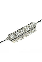 Mominos Fashion Johar Kamal Women Silver-Plated Brass Finish Mirror Work Choker - Distacart