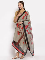Myshka Women's Multi Cotton Print Casual Dupatta