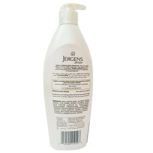Jergens Softening Musk With Vitamin E Moisturizer Body Lotion