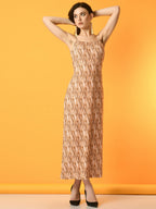 Myshka Women's Multi Printed Party Dress - Distacart