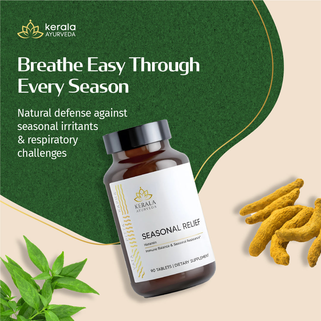 Kerala Ayurveda USA Seasonal Relief Tablets