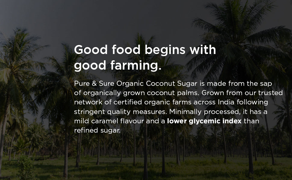 Pure & Sure Organic Coconut Sugar - Distacart