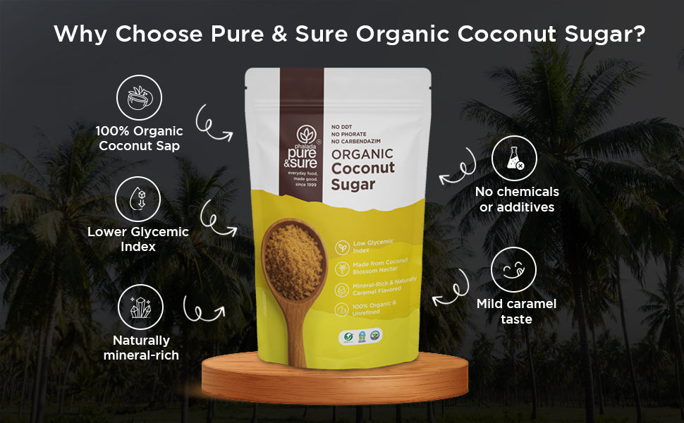 Pure & Sure Organic Coconut Sugar - Distacart