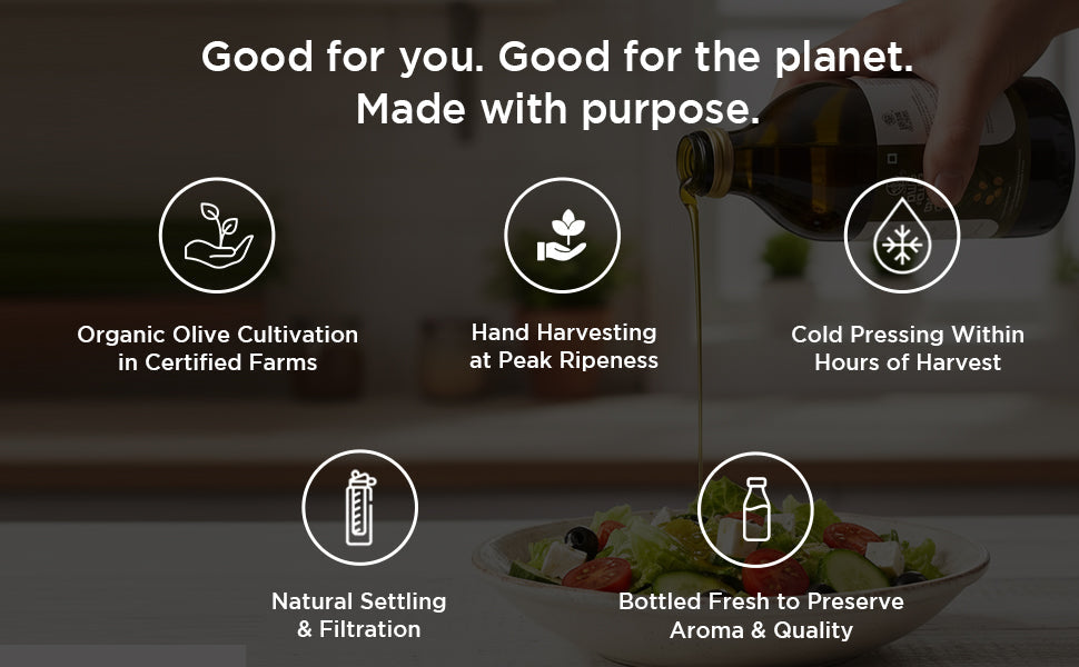 Pure & Sure Organic Extra Virgin Olive Oil - Distacart