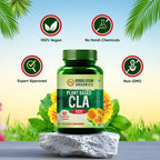 Himalayan Organics Plant Based CLA 1000 Healthy Weight Management Vegetarian Capsules - Distacart