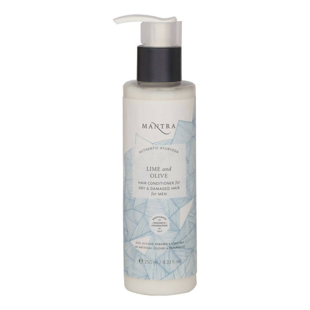 Mantra Herbal Lime and Olive Hair Conditioner For Dry And Damaged Hair For Men