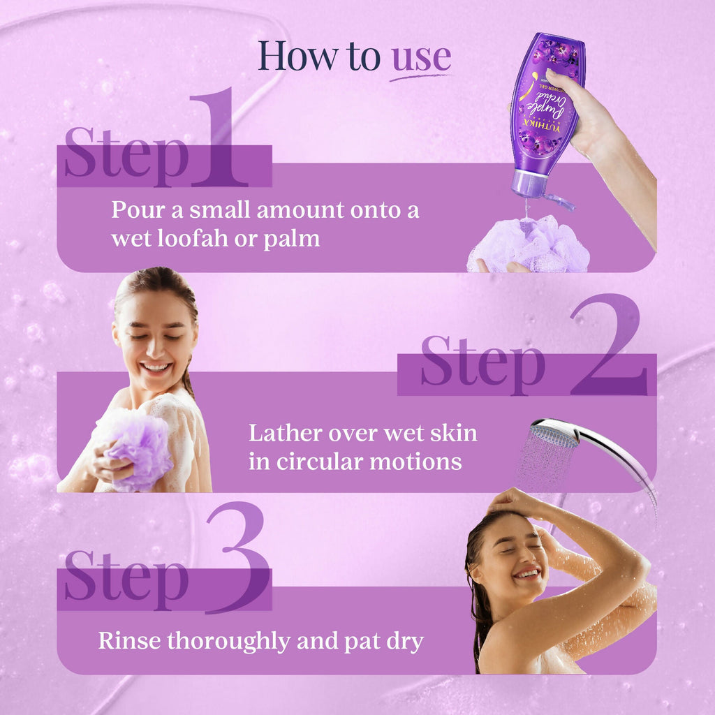 Yuthika Purple Orchid Body Wash Shower Gel