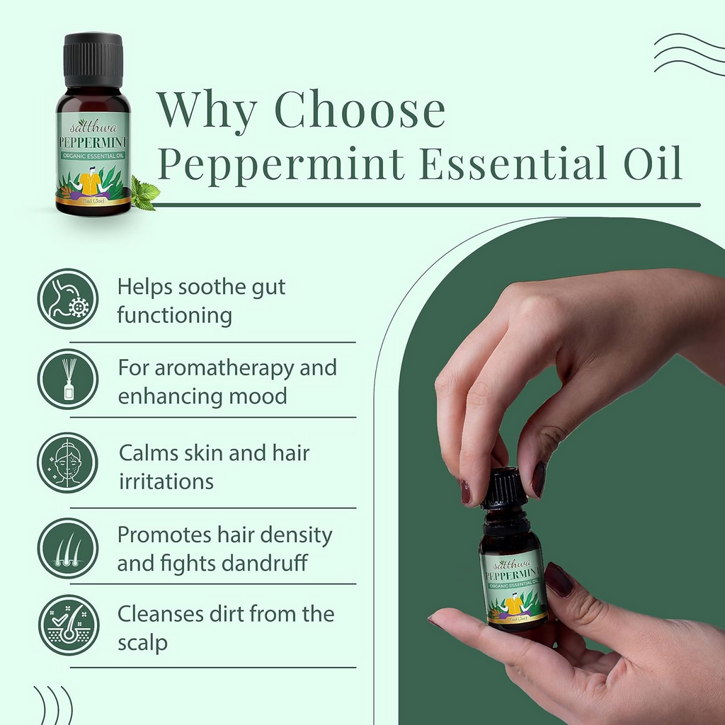 Satthwa Organic Peppermint Essential Oil