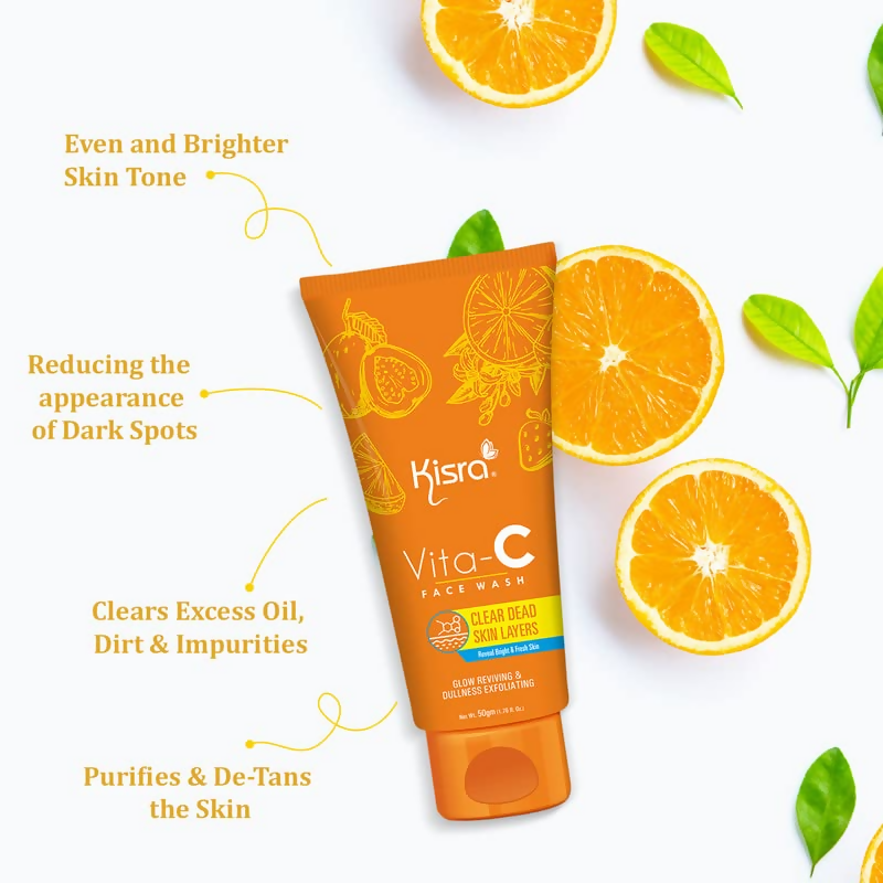 Kisra Vita-C Daily Glow Natural Face Wash
