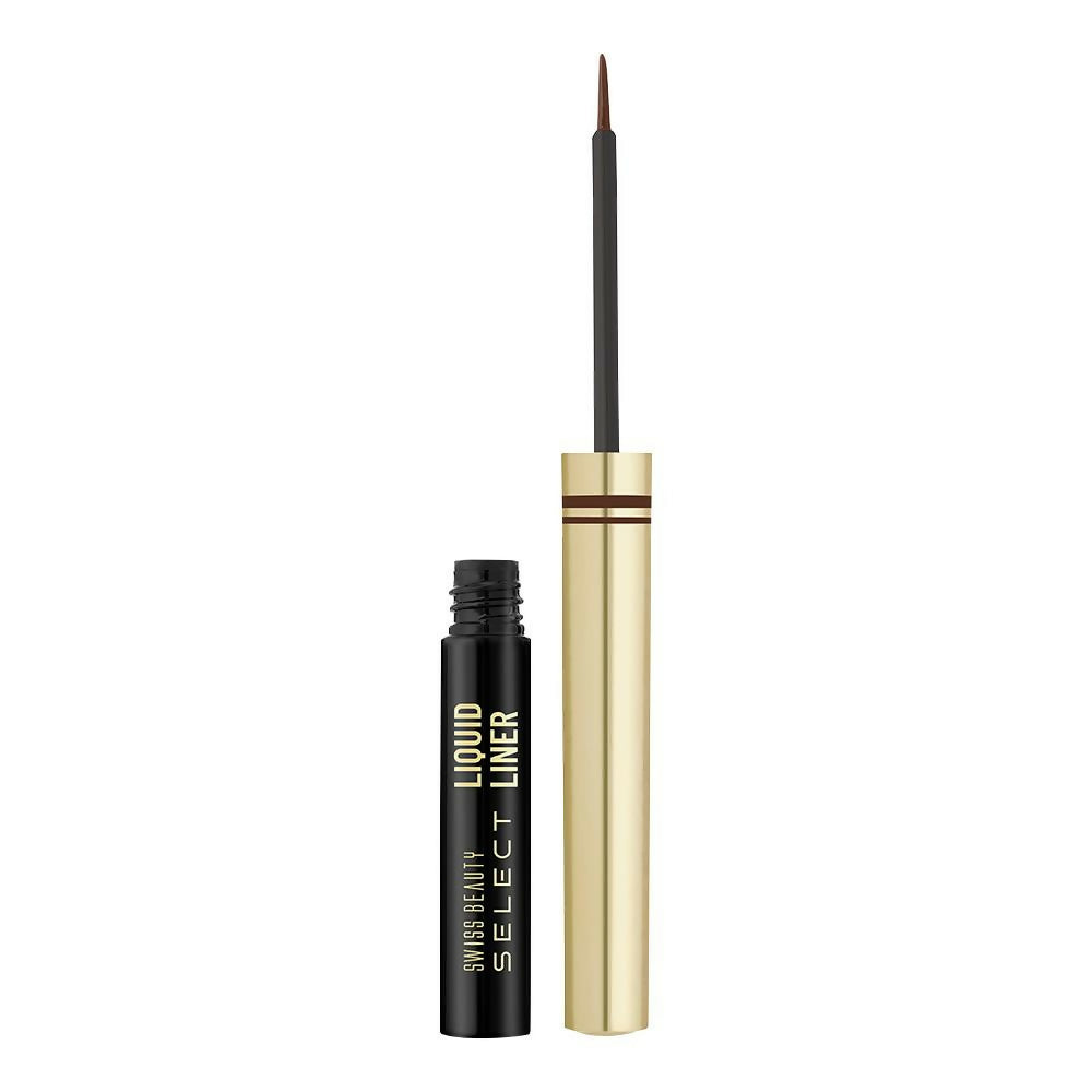 Swiss Beauty Select Here To Stay Liquid Liner, 3-Mood Brown