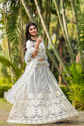 Lehenga Mart Designer Wedding Lehenga Choli For Women - Grey