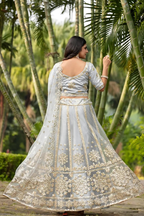 Lehenga Mart Designer Wedding Lehenga Choli For Women - Grey