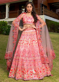 Lehenga Mart Designer Wedding Lehenga Choli For Women - Pink