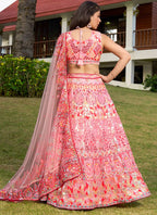 Lehenga Mart Designer Wedding Lehenga Choli For Women - Pink