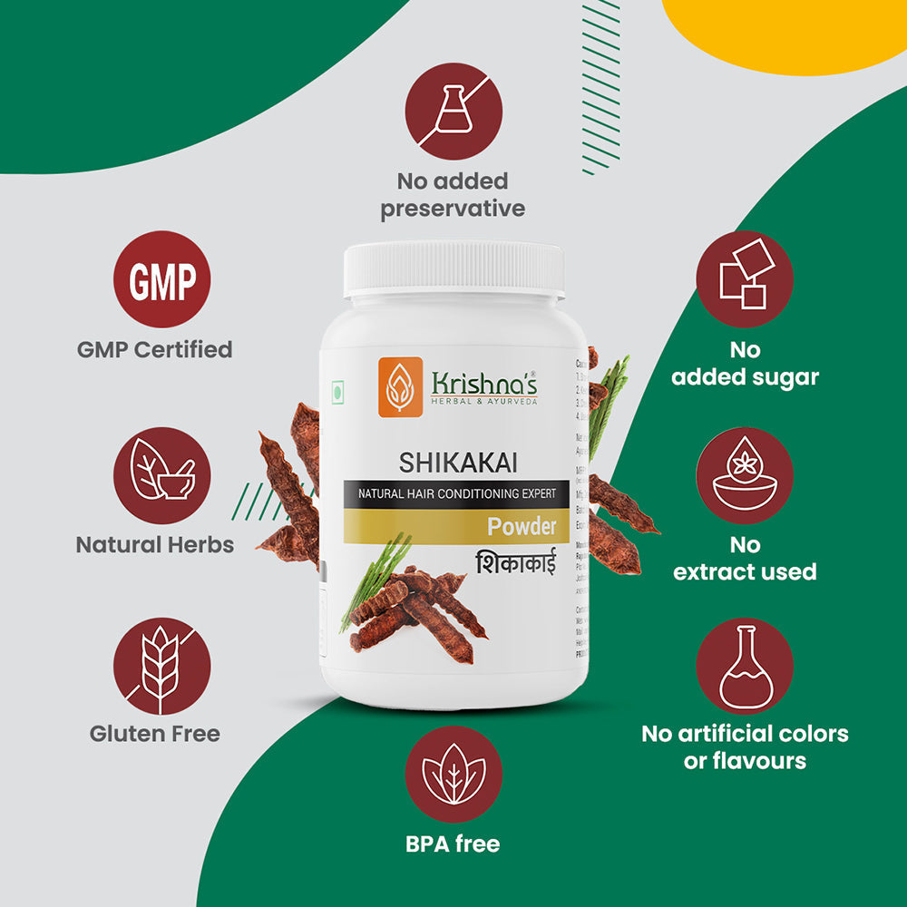 Krishna'S Herbal & Ayurveda Shikakai Powder - Distacart