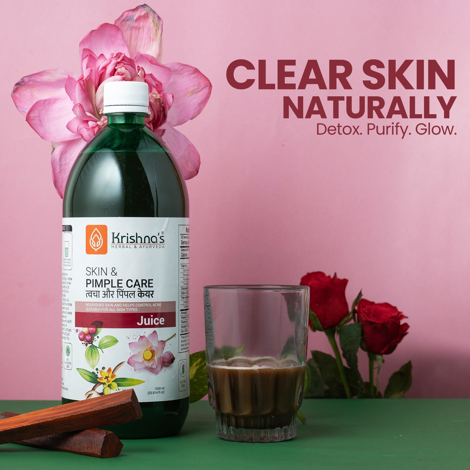 Krishna'S Herbal & Ayurveda Skin & Pimple Care Juice