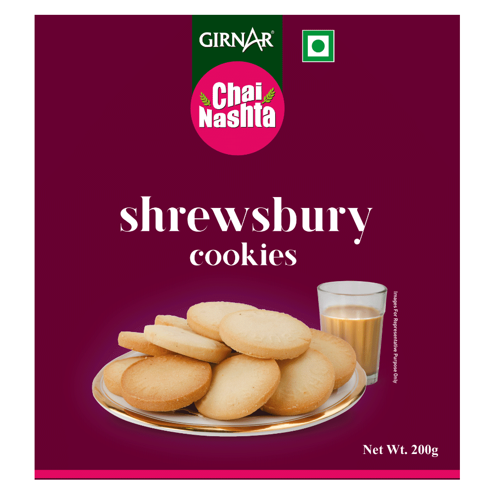 Girnar Chai Nashta - Shrewsbury Cookies - Distacart