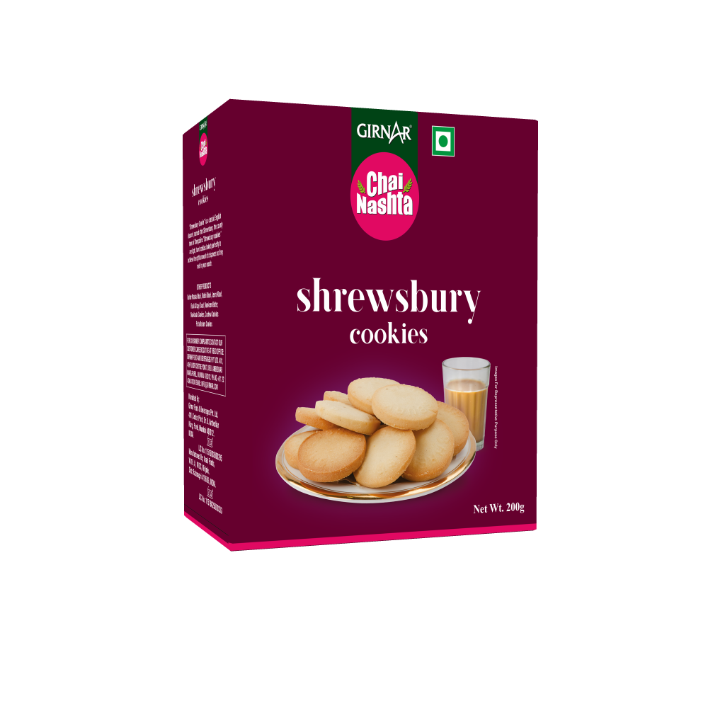 Girnar Chai Nashta - Shrewsbury Cookies - Distacart