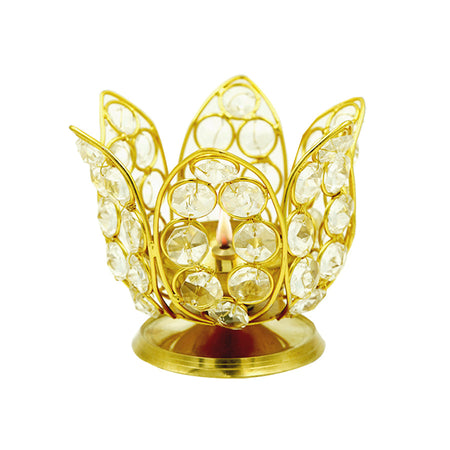 Shubhkart Nitya Brass Bhramha Kamal Diya