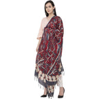 A R Silk Modal Kalamkari Print Fancy Dupatta Color Multi Print Dupatta or Chunni