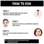 Insight Cosmetics Hd Concealer - Natural Finish, Water-Resistant - Golden Sand - Distacart