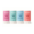 Bitamin Natural Strawberry, Seasalt, Cotton Vanilla, Peach Deodorant Teens