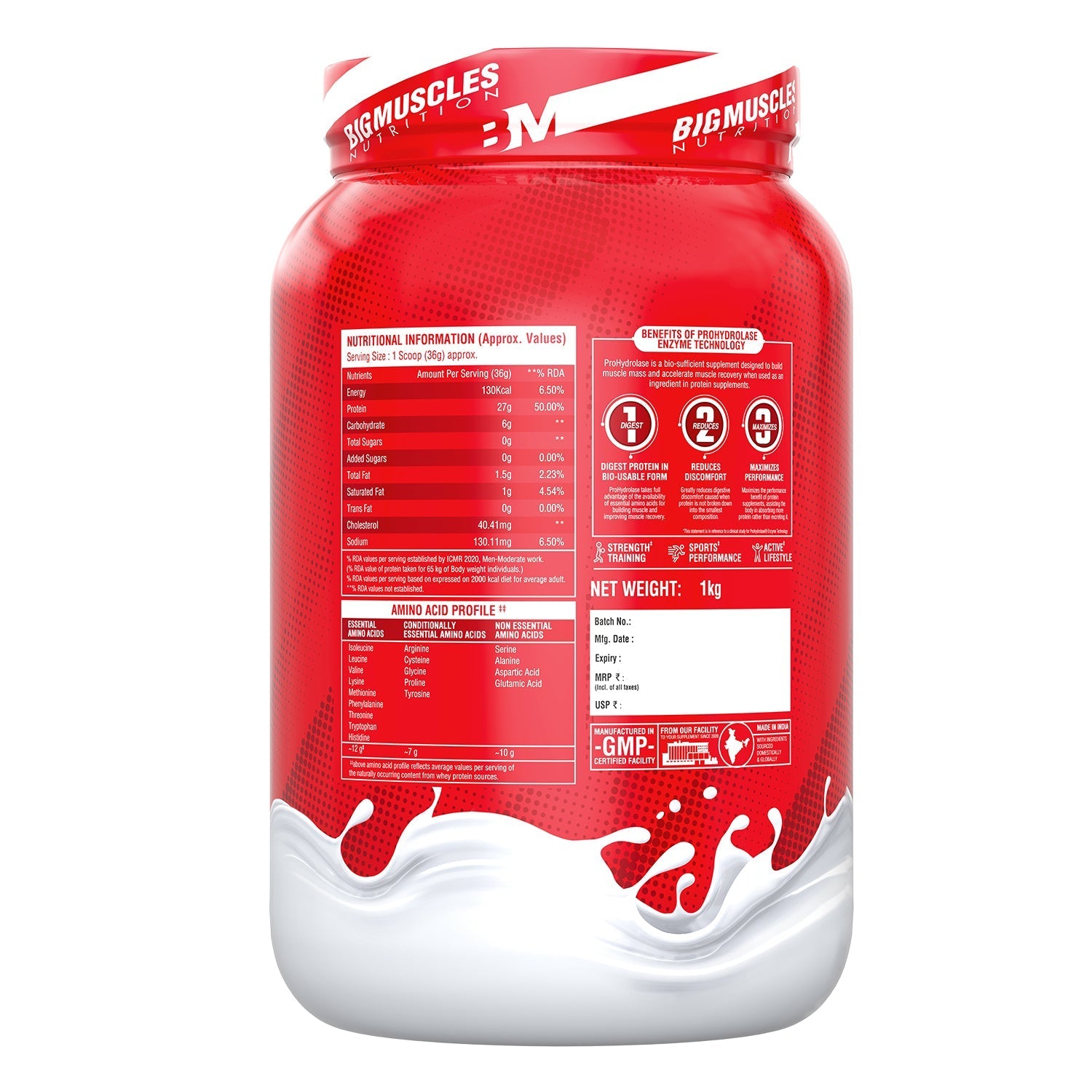 Big Muscles Nutrition Nitric Whey Protein