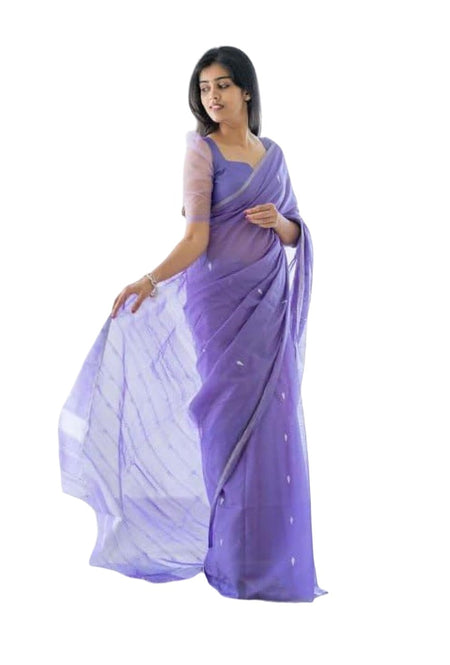 Vamika Weaving Banarasi Jacquard Blue Kanjivaram Saree