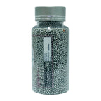confect silver disco balls sprinkles 2 mm 120 gms