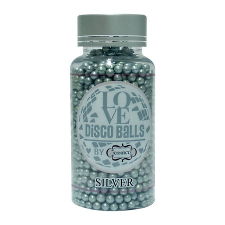 Confect Silver Disco Balls Sprinkles 4 MM