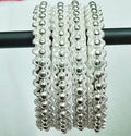 Elite Trading Silver Bangles for Women Traditional & Everyday Wear/Odissi dance acessory - Distacart