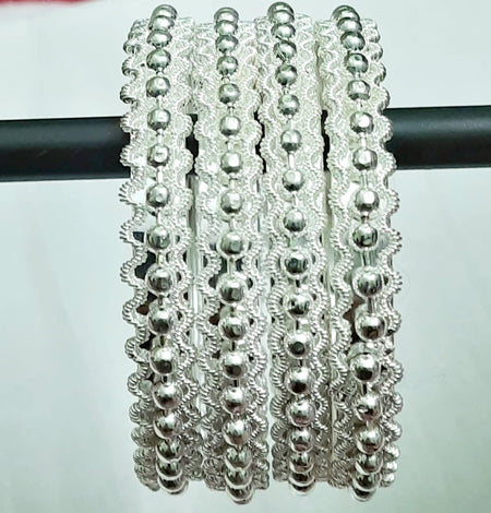 Elite Trading Silver Bangles for Women Traditional & Everyday Wear/Odissi dance acessory