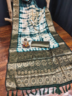 Anaita Blue Soft Satin Silk Saree With Zari Weaving Work - Distacart