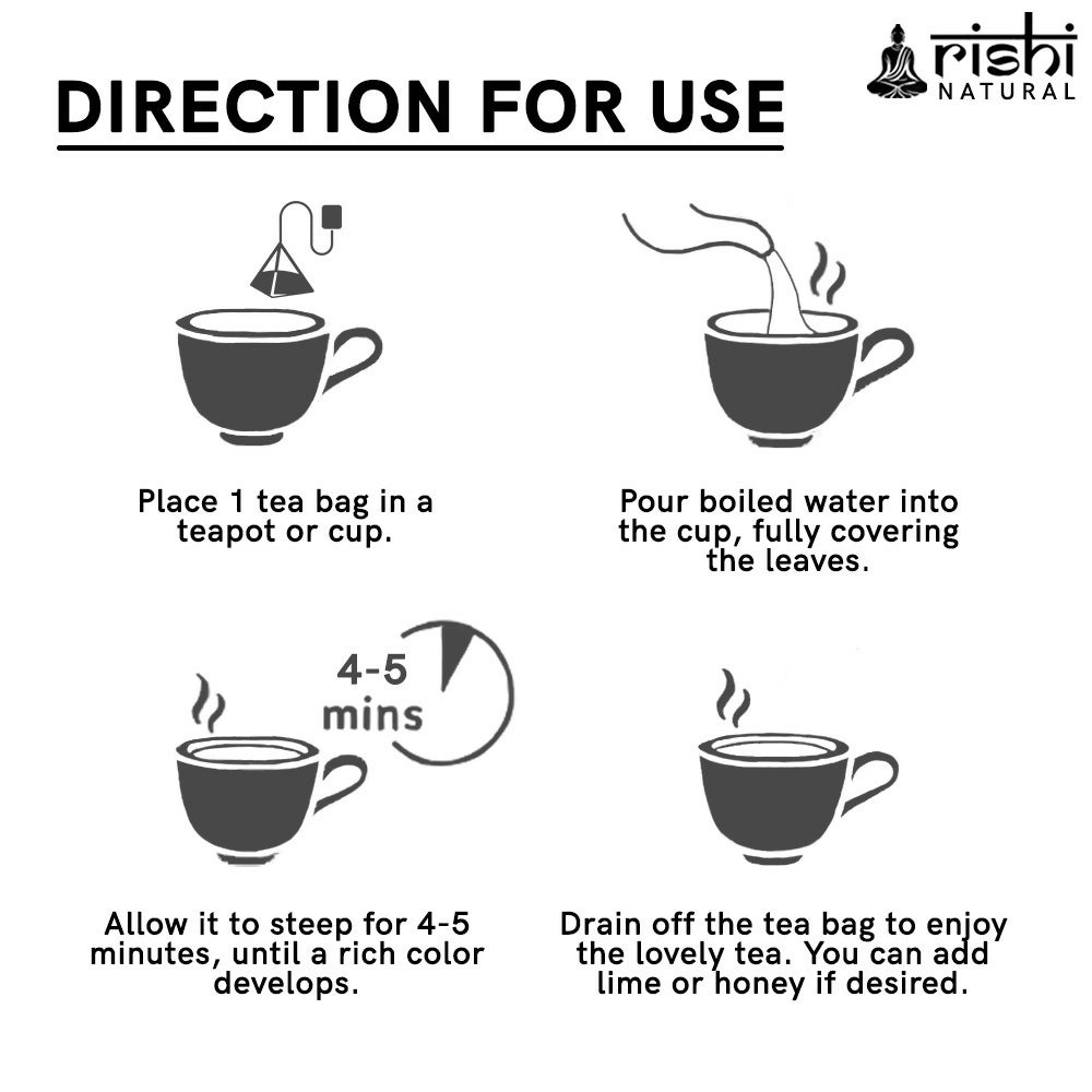 Copy of ANTI GREY HAIR TEA  DIRECTION FOR USE
