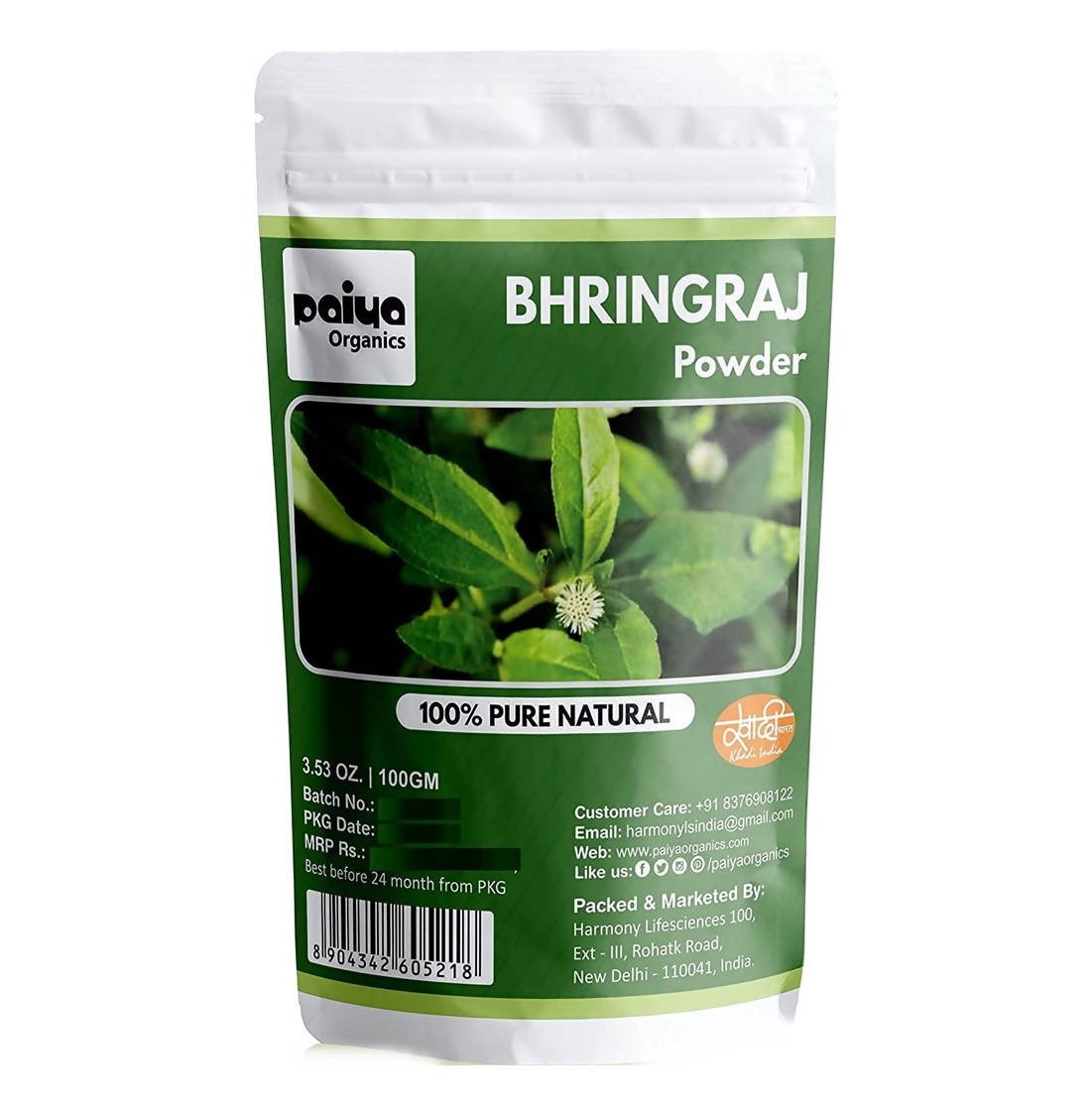 Paiya Organics Bhringraj Powder