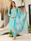 The52 Women's Viscose Embroidery work Straight Kurta with Pant and Dupatta Set - Distacart