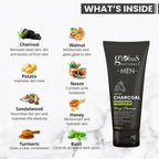 Globus Naturals Anti Pollution & Anti Acne Detox Charcoal Face Scrub for Men
