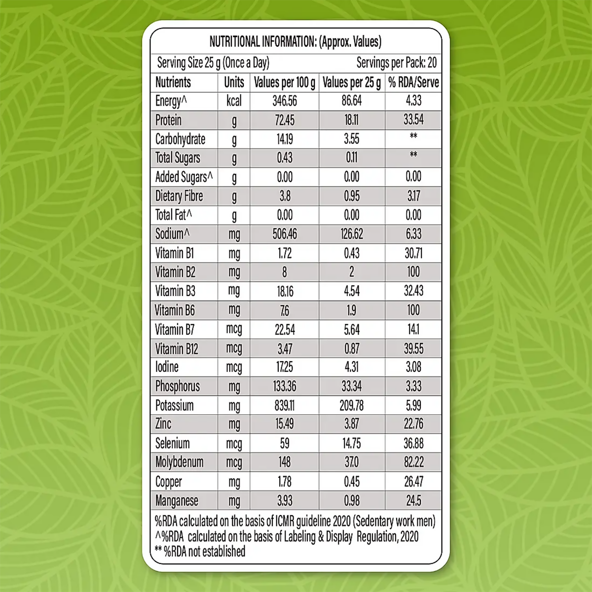 Patanjali Nutrela Green Plant Protein Chocolate Flavour - Distacart