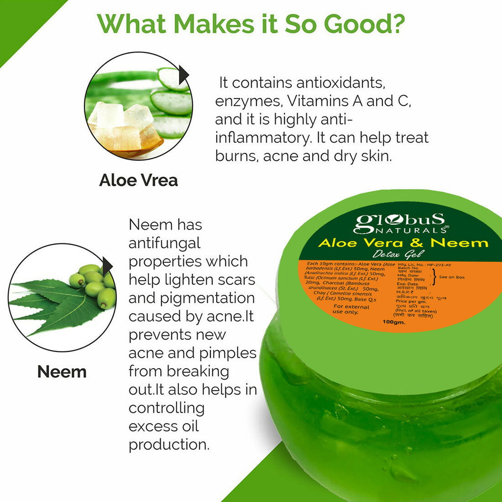 Globus Naturals Aloe vera neem Gel