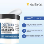 Volamena Goat Milk Hair Mask For Damaged Hair