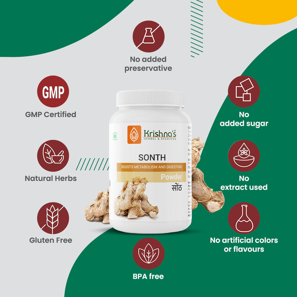 Krishna'S Herbal & Ayurveda Sonth Powder - Distacart