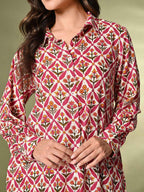 Sangria Printed A-Line Kurta