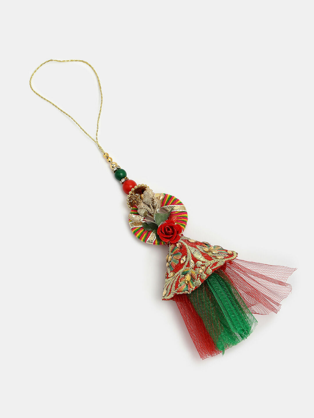 NVR Women & Men Set of 2 Multicolor Peacock Design Bhaiya Bhabhi Rakhi With Roli Chawal & Chocolate - Distacart