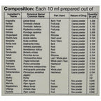 Sri Sri Tattva Raktashodhini Arishta Syrup Composition