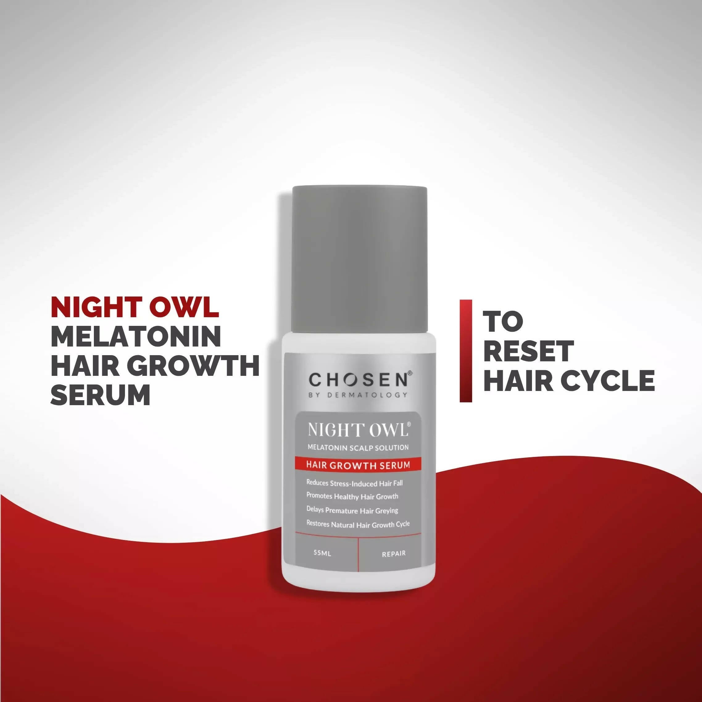 Chosen Night Owl Melatonin Scalp Lotion Hair Growth Serum