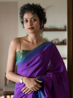 Suta Multi Color Woven Design Cotton Blend Saree - Distacart